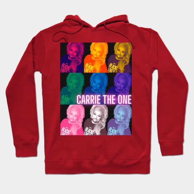 Neon Carrie Hoodie by carrietheone